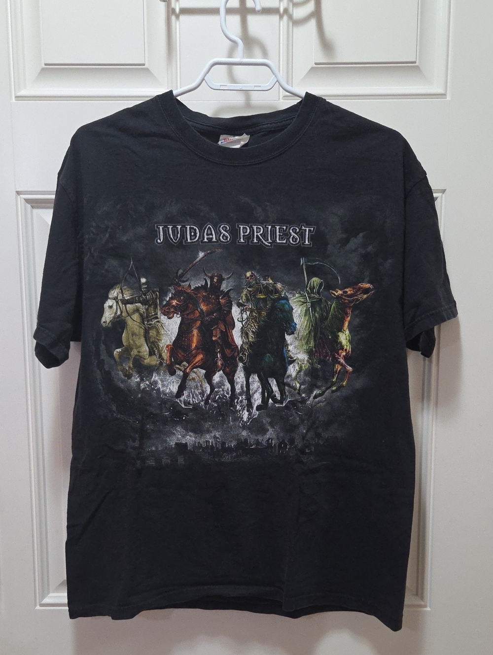 Men's Black Judas Priest 'Nostradamus' Graphic T‑Shirt